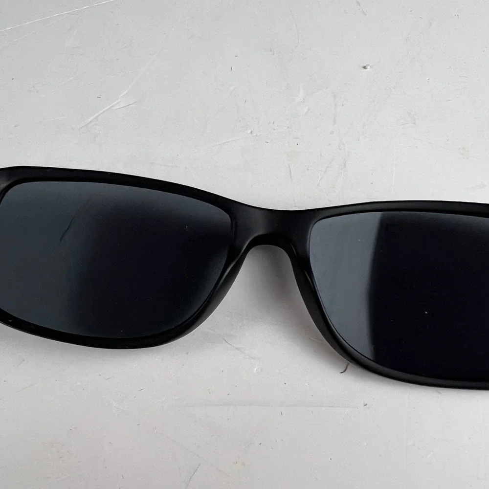 Brooks Brothers BB 5019 Sunglasses Mens 57mm Black Rectangular Classic Preppy